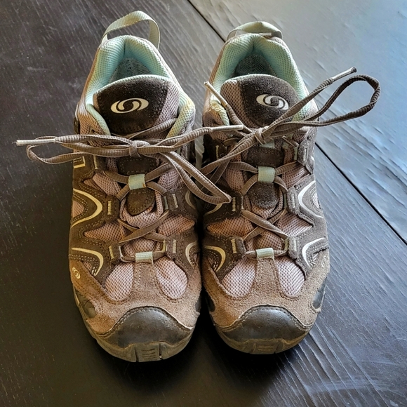 Salomon Women's Hiking Trail Shoes Size 8 - Picture 2 of 11
